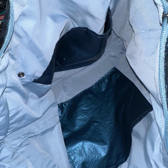 Peloton X Andi Collab Navy and Pink\Peach with Black Strap Bag Large Alchemist - Picture 6 of 12